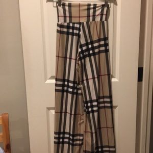 Junky Closet womens wide leg palazzo pants  high waist high rise Stretch size S